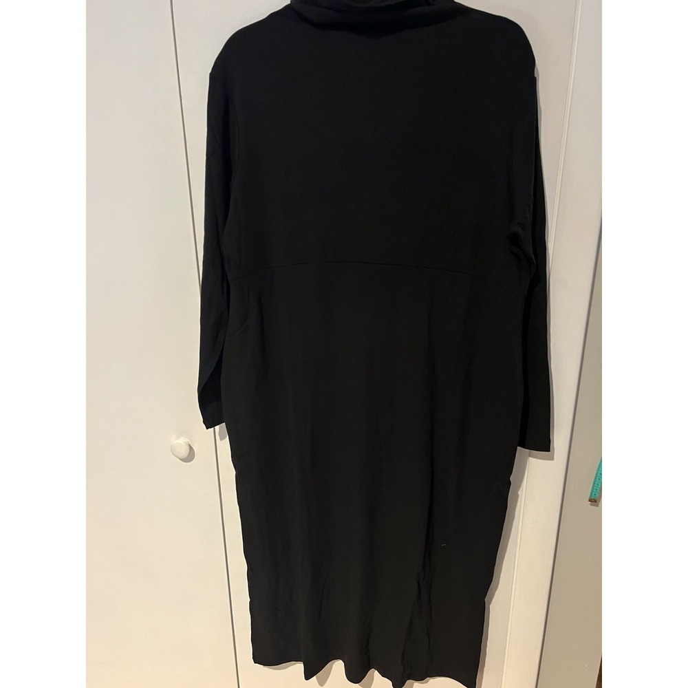 Women with Control Finespun Jersey Tummy Control Midi Dress A623039 Black L Pet
